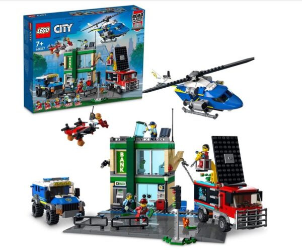 LEGO City Police Chase at The Bank police & crook 60316 1