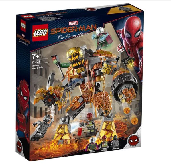 LEGO Marvel Spider-Man Molten Man Battle 76128